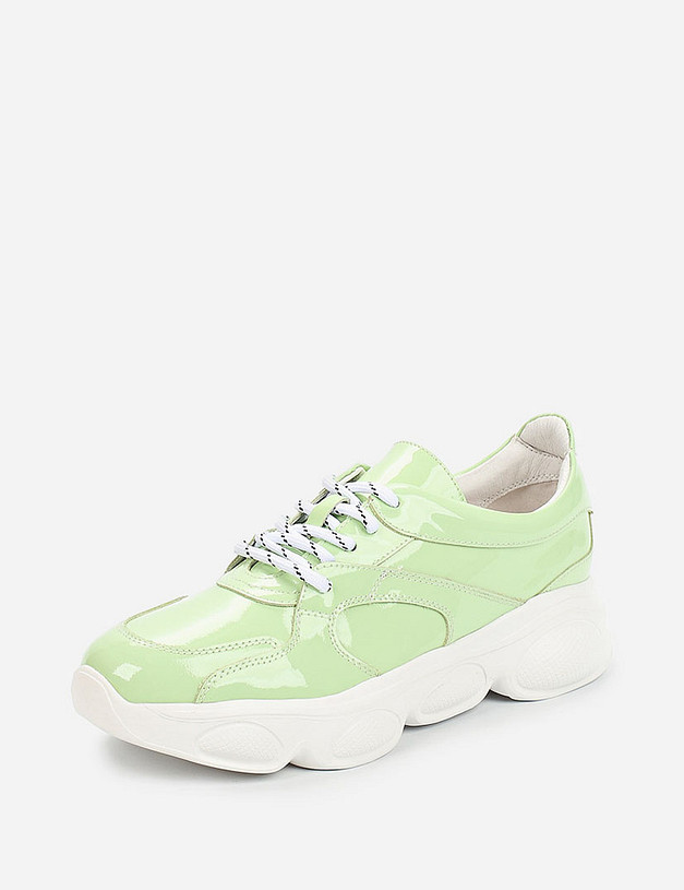 Зеленые женские кроссовки MASCOTTE 15-016711-3720M | ракурс 2