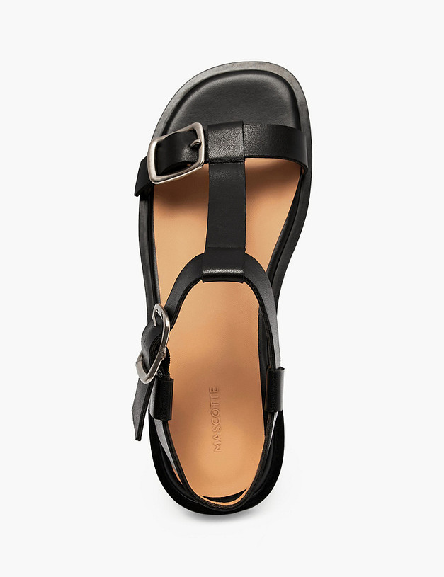 Черные женские сандалии MASCOTTE 126-6102212-7100M | ракурс 4