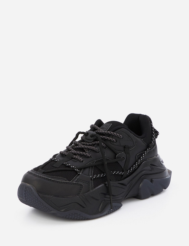 Черные женские кроссовки MASCOTTE 64-111021-0202 | ракурс 3