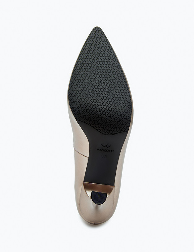 Бронзовые женские туфли MASCOTTE 172-318711-0517 | ракурс 6