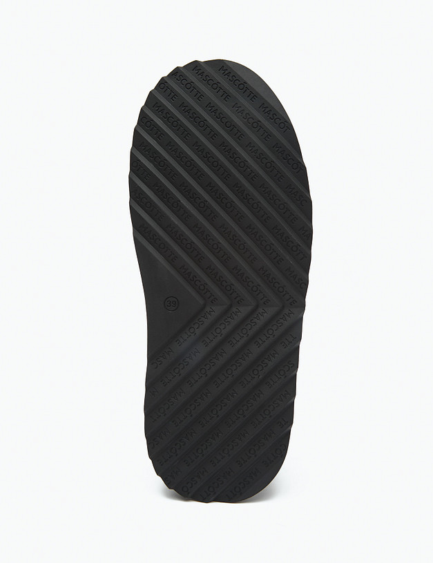 Черные женские короткие дутики MASCOTTE 151-3203121-0602 | ракурс 6