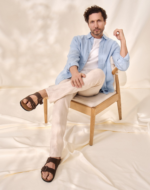 834-6102-2711 Верхняя сорочка мужская голуб, Mascotte