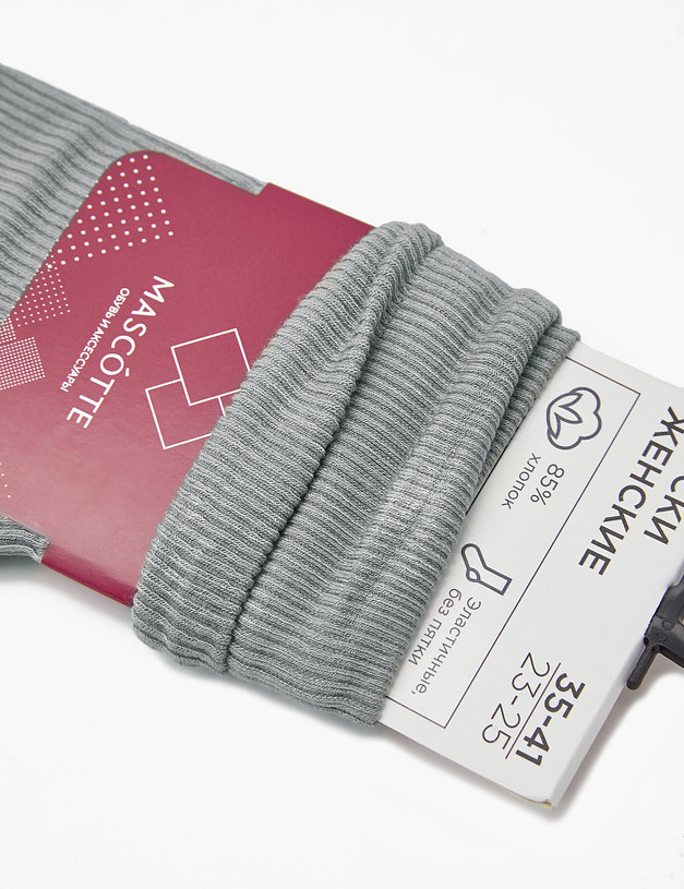 Серые женские носки MASCOTTE 764-3214-2610 | ракурс 2