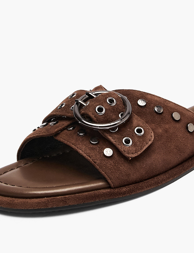 Коричневые женские сабо MASCOTTE 233-611512-4690M | ракурс 8