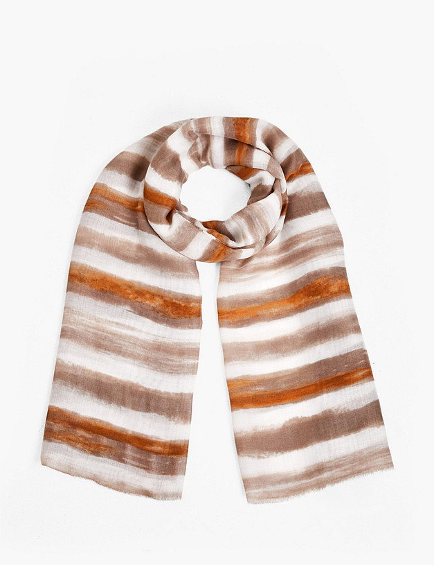 Коричневый женский шарф MASCOTTE 766-6127-2409 | ракурс 4