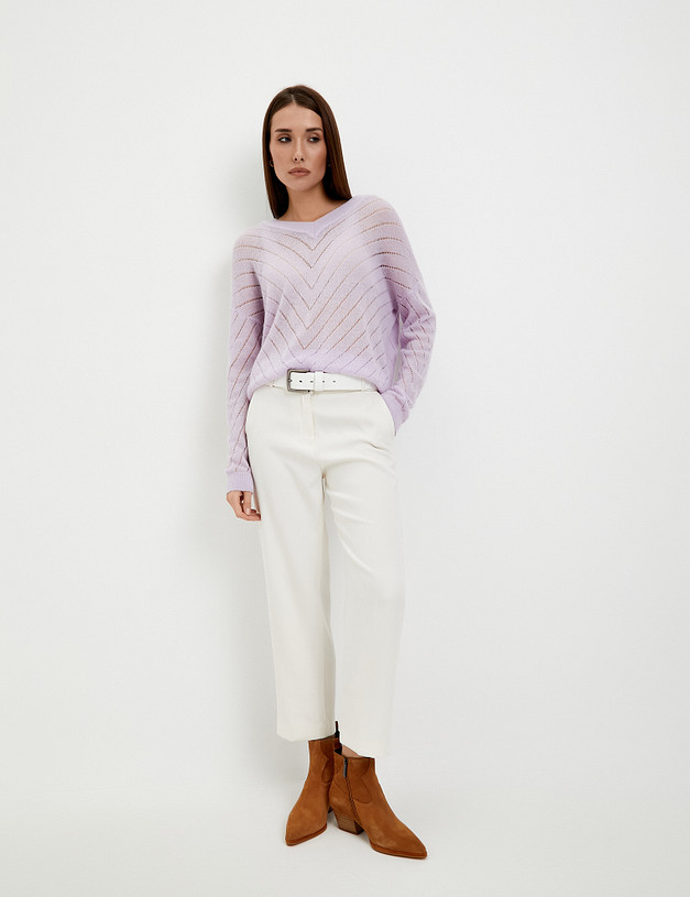 Сиреневый женский джемпер MASCOTTE 852-3202-2407 | ракурс 7