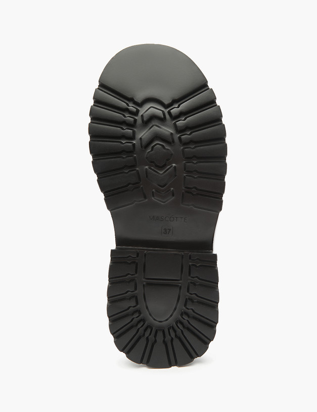 Молочные женские ботинки на черной подошве MASCOTTE 58-3203322-7115M | ракурс 6