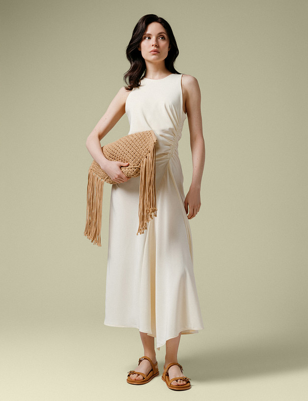 Желтые женские сандалии MASCOTTE 233-512211-0618 | ракурс 1