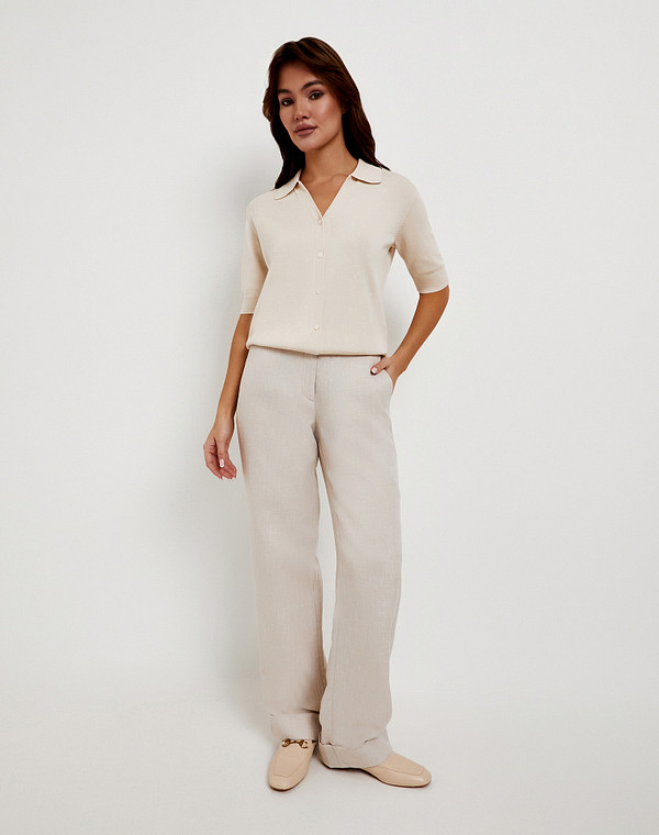 852-6125-2401 Джемпер женский молочн, Mascotte