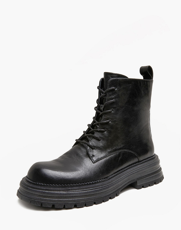 100-422821-0102 Ботинки женские нат.кожа/ворсин черн, Mascotte