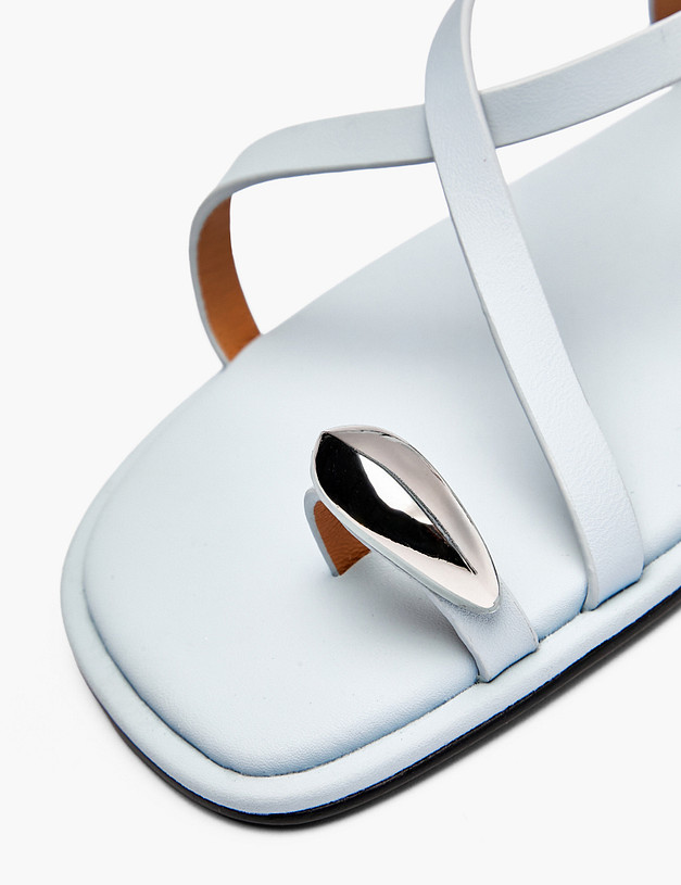 Голубые женские сандалии MASCOTTE 94-614711-1018M | ракурс 7