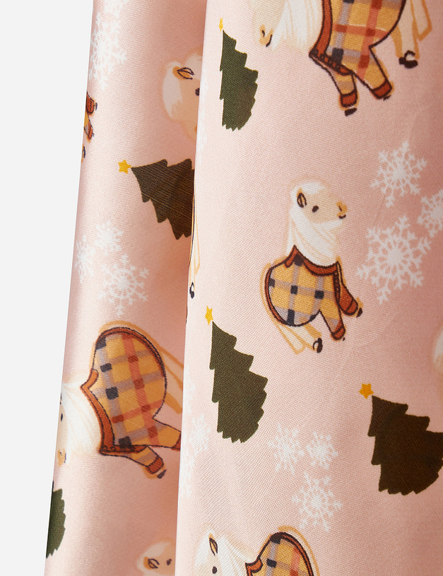 Розовый женский платок MASCOTTE 730-1203-2406 | ракурс 2