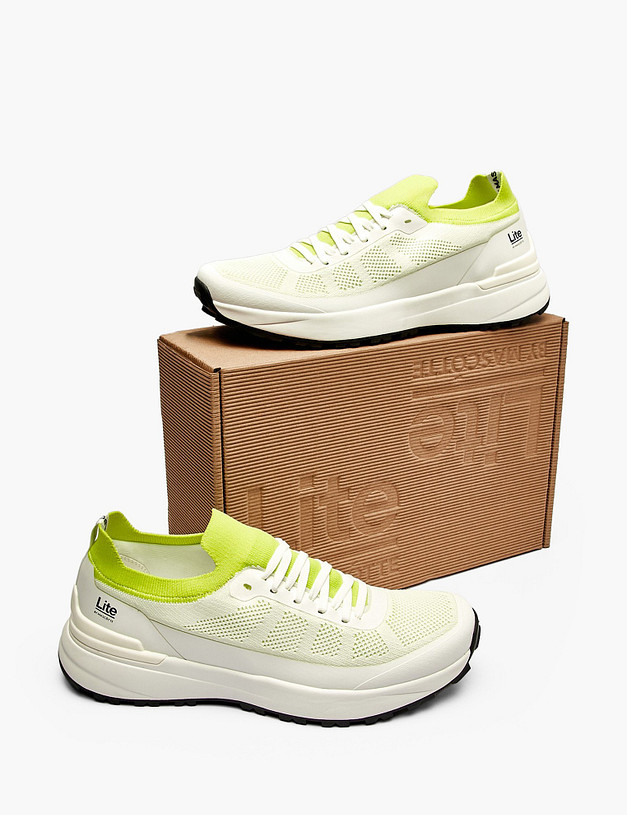 Белые мужские кроссовки MASCOTTE 189-610421-0201 | ракурс 6