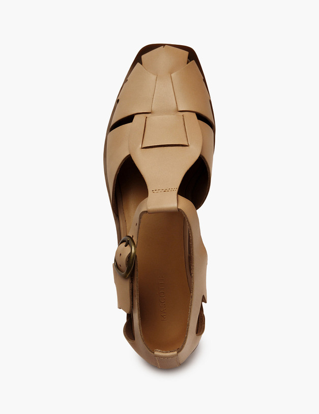 Бежевые женские сандалии MASCOTTE 22-4121092-0108 | ракурс 4