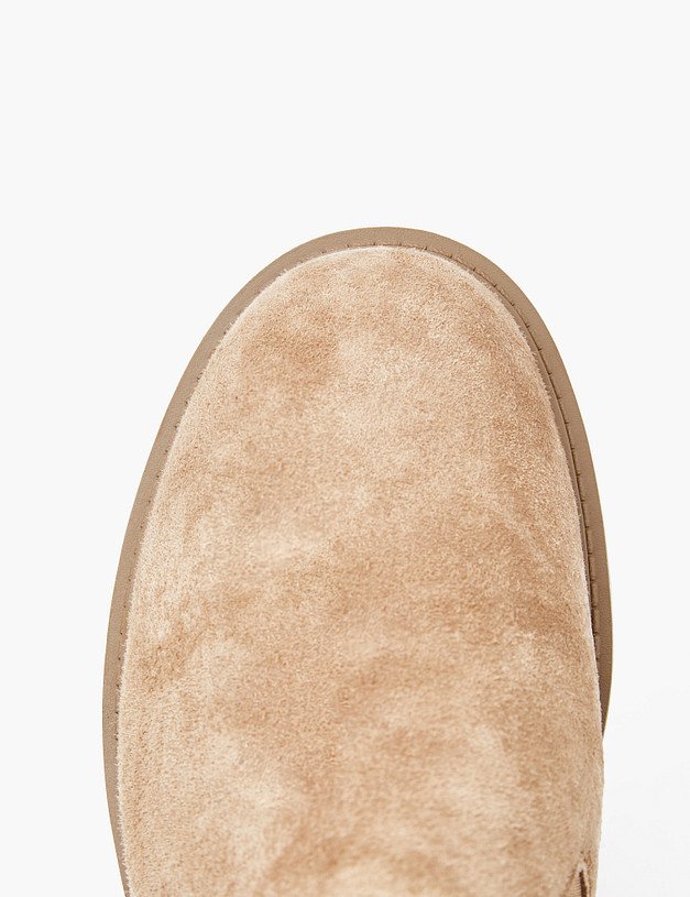 Бежевые женские зимние челси MASCOTTE 233-3202138-3671M | ракурс 4