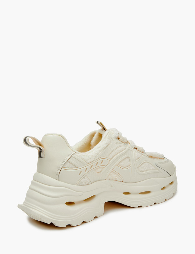 Белые женские кроссовки MASCOTTE 234-323421-0401 | ракурс 4