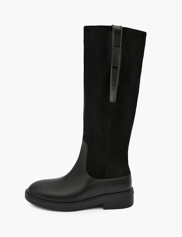 Черные женские сапоги MASCOTTE 172-3200924-3100M | ракурс 1