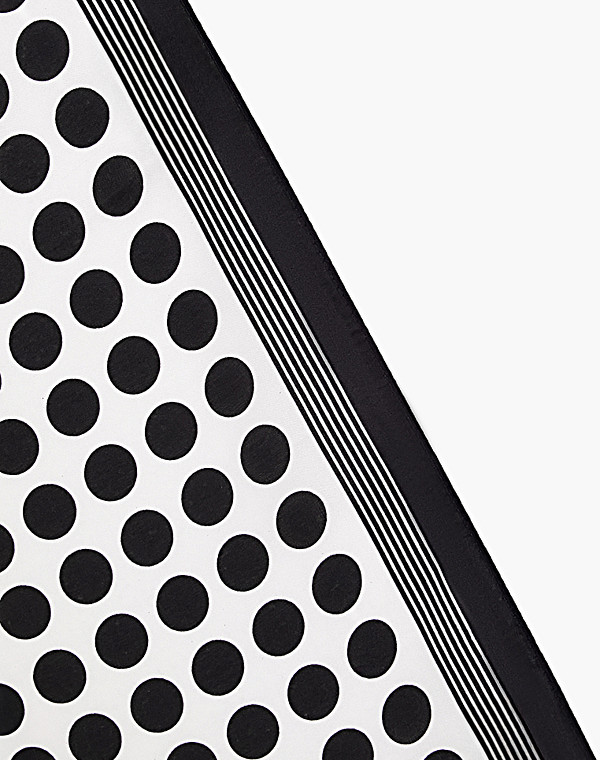 766-6103-2421 Платок женский черн/бел, Mascotte