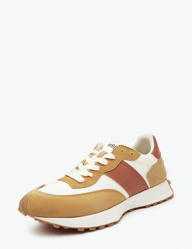 Рыжие мужские кроссовки MASCOTTE 128-323421-0218 | ракурс 3