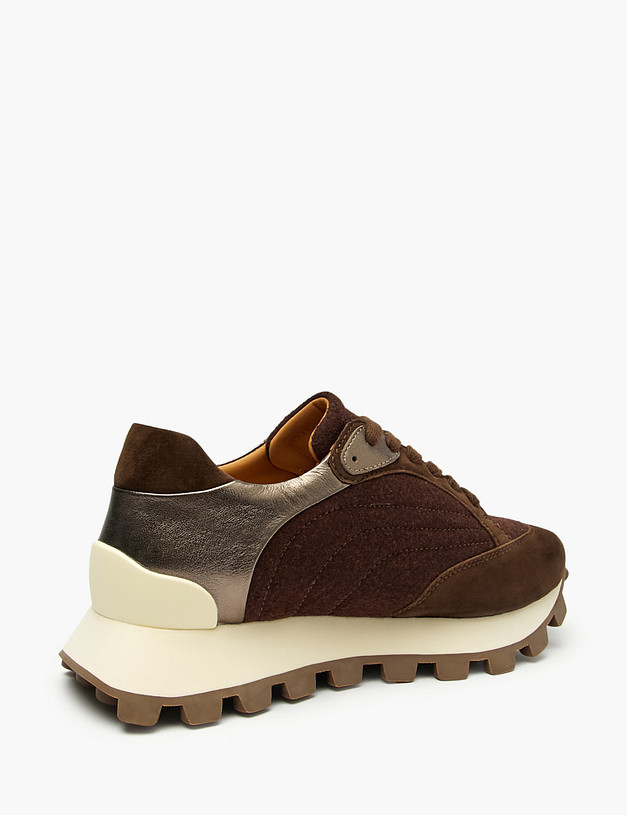 Коричневые женские кроссовки MASCOTTE 15-520216-4680M | ракурс 3