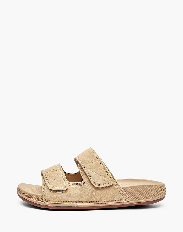 151-610821-0208 Туфли летние мужские велюр/текстиль беж, Lite by Mascotte