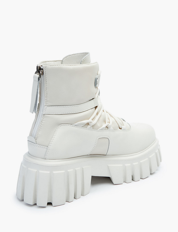 Молочные женские ботинки MASCOTTE 234-224921-0601 | ракурс 3