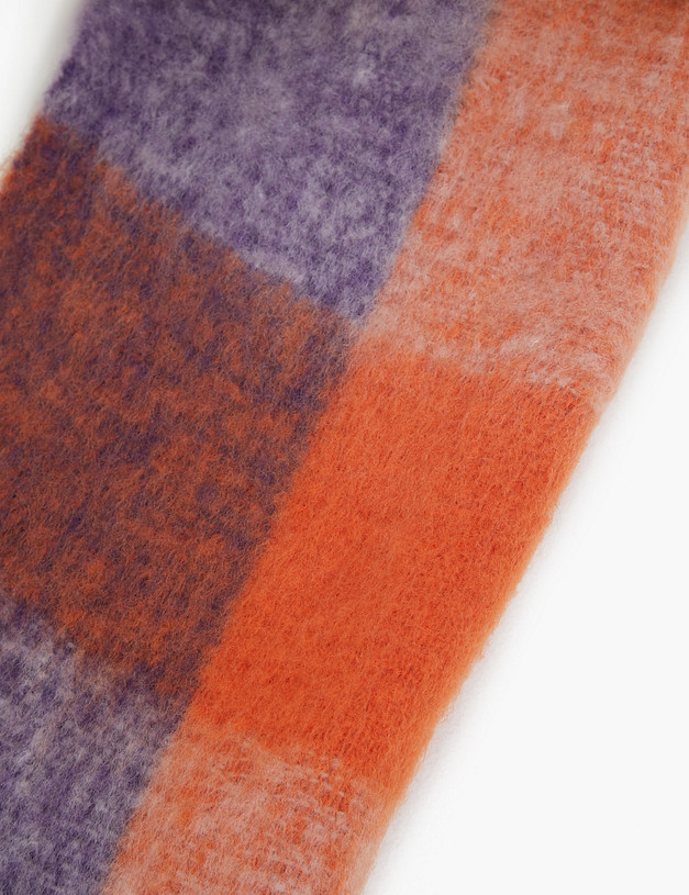 Оранжевый женский шарф MASCOTTE 766-3225-2413 | ракурс 3 Оранжевый женский шарф MASCOTTE 766-3225-2413 | ракурс 3