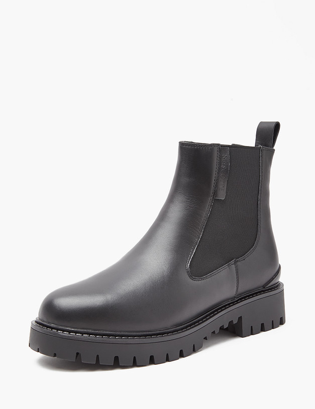 Черные женские зимние челси MASCOTTE 233-3202138-7100M | ракурс 2