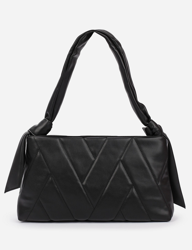 Черная женская сумка MASCOTTE 670-1218-602 | ракурс 2 Черная женская сумка MASCOTTE 670-1218-602 | ракурс 2