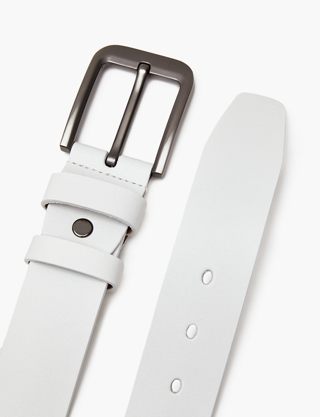 Белый женский ремень MASCOTTE 701-4109-601 | ракурс 4