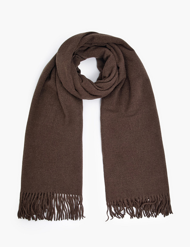 Коричневый женский шарф MASCOTTE 779-5202-24109 | ракурс 2