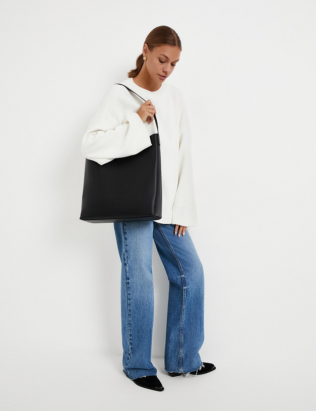 Черная женская сумка MASCOTTE 660-5208-602 | ракурс 2