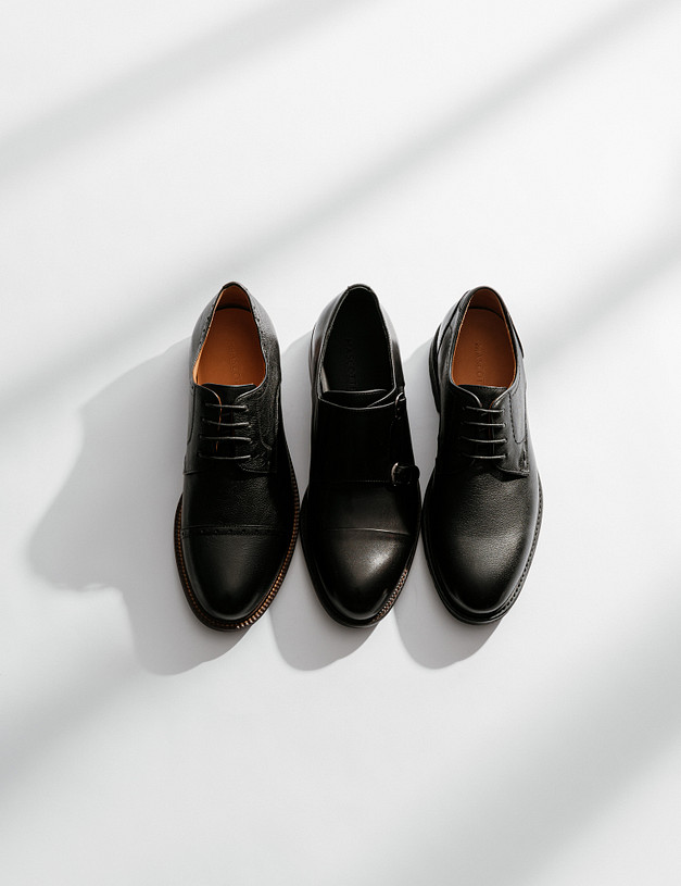 Черные мужские дерби MASCOTTE 58-518911-8101M | ракурс 1