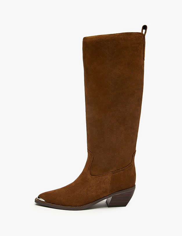 Коричневые женские сапоги-казаки MASCOTTE 233-520921-0209 | ракурс 3