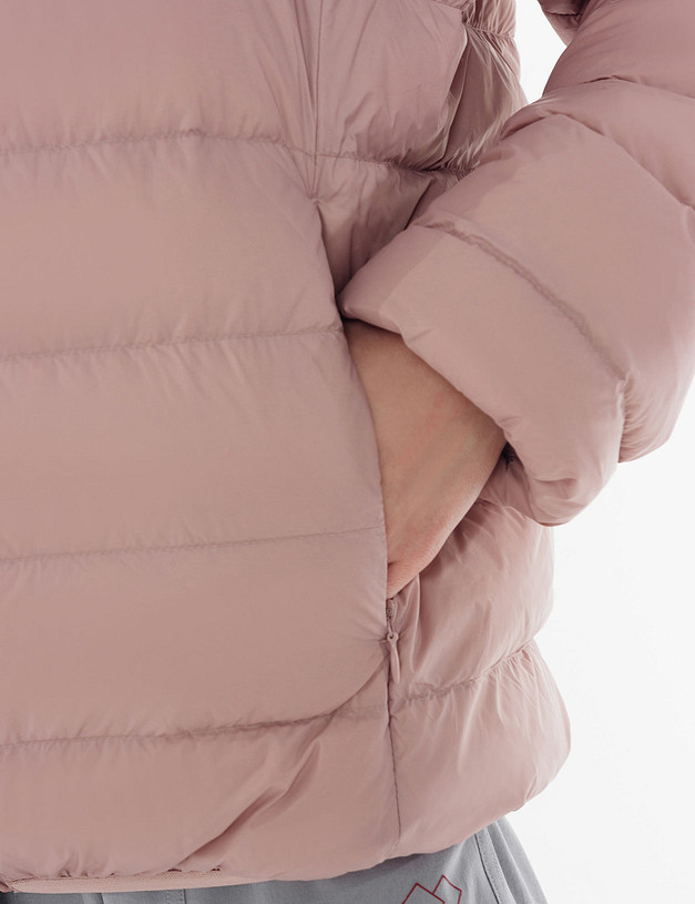 Розовая женская куртка с капюшоном MASCOTTE 234-3173-2406 | ракурс 7 Розовая женская куртка с капюшоном MASCOTTE 234-3173-2406 | ракурс 7