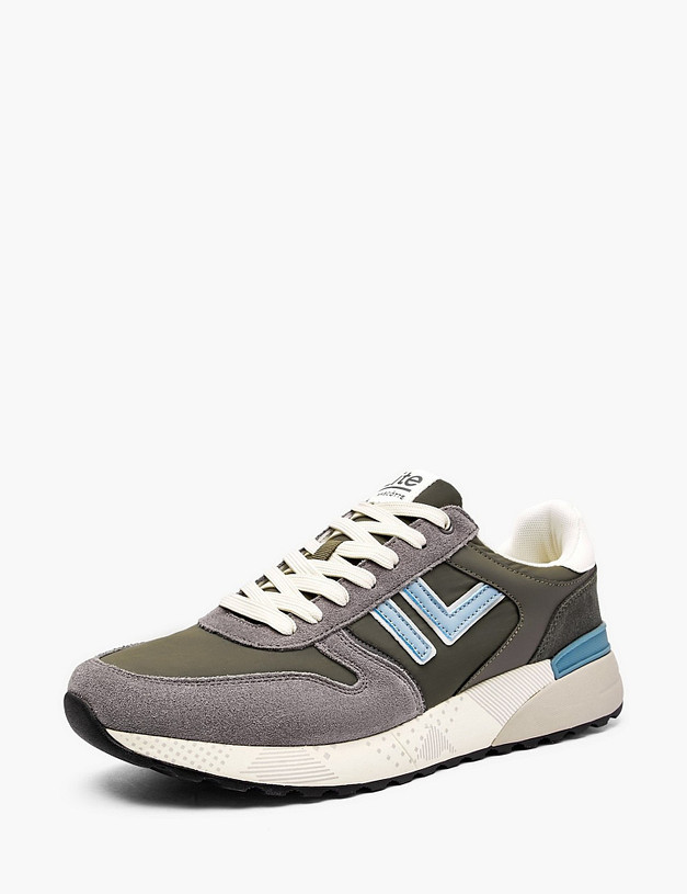 Серые мужские кроссовки MASCOTTE 64-6191022-0210 | ракурс 2