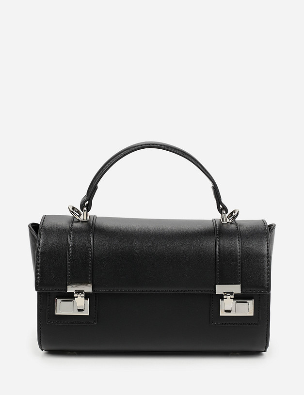 Черная женская сумка кросс-боди MASCOTTE 642-1119-602 | ракурс 2