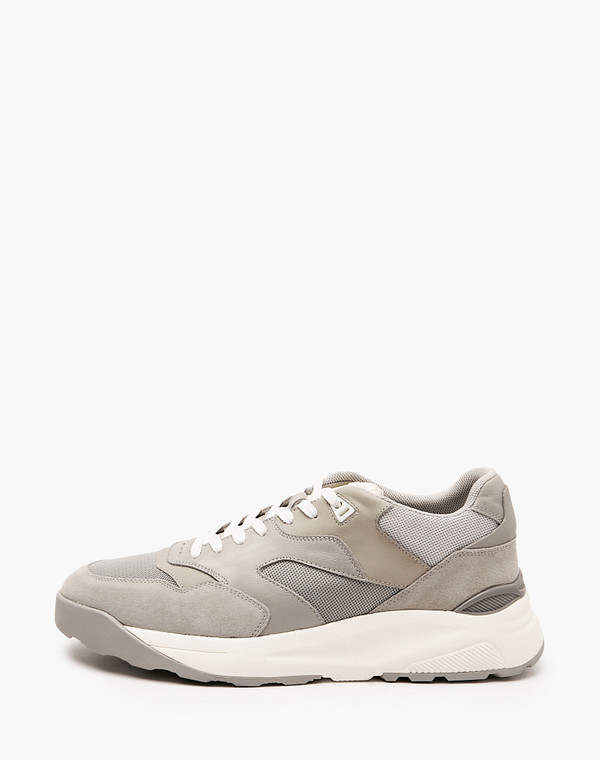 175-5130522-8105M Полуботинки для активного отдыха мужские нат.кожа-велюр/текстиль серый, Mascotte