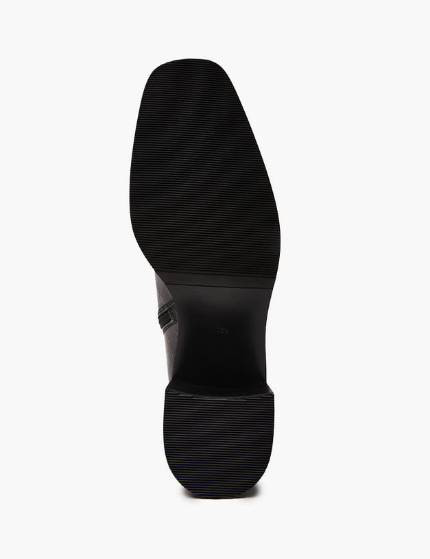 Черные женские ботильоны с тиснением  MASCOTTE 384-420721-0102 | ракурс 5