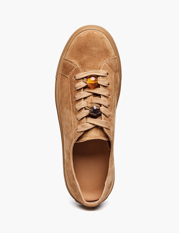 Рыжие женские кеды MASCOTTE 22-61204116-4697M | ракурс 4