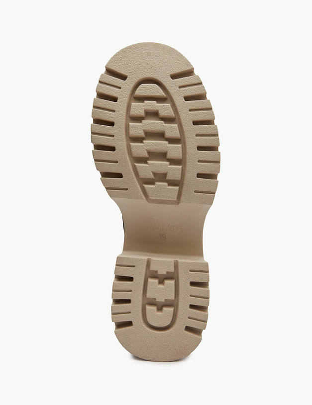 Черные женские лоферы массивной подошве MASCOTTE 25-510411-0202 | ракурс 5