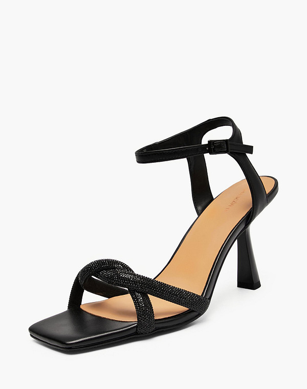 126-610711-3100M Туфли летние женские нат.кожа-текстиль/нат.кожа черн, Mascotte