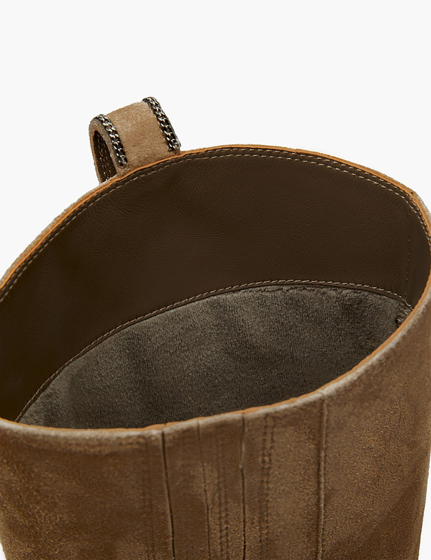 Бежевые женские сапоги MASCOTTE 172-3200924-4608M | ракурс 6