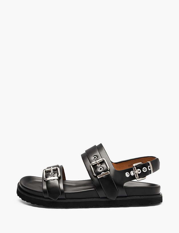 Черные женские сандалии MASCOTTE 234-611411-0102 | ракурс 1