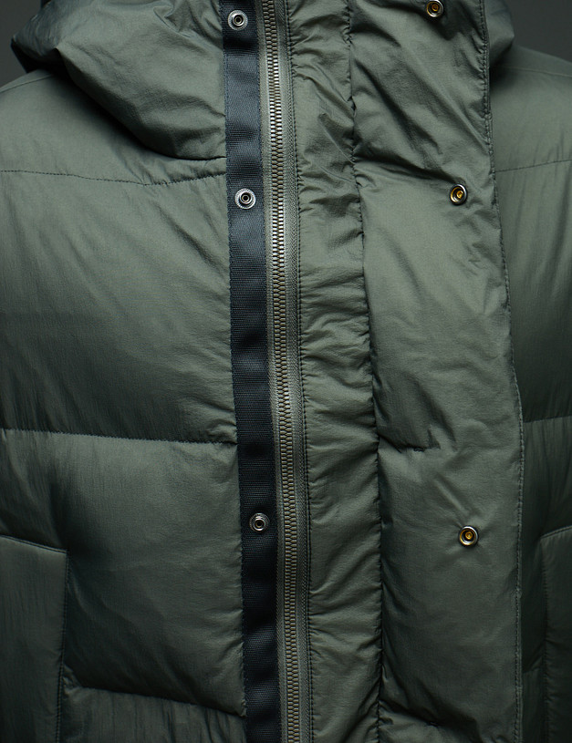 Мужской пуховик цвета хаки MASCOTTE 837-4206-2404 | ракурс 2 Мужской пуховик цвета хаки MASCOTTE 837-4206-2404 | ракурс 2
