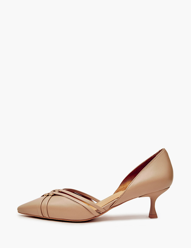 Бежевые женские туфли MASCOTTE 172-412411-3509M | ракурс 1