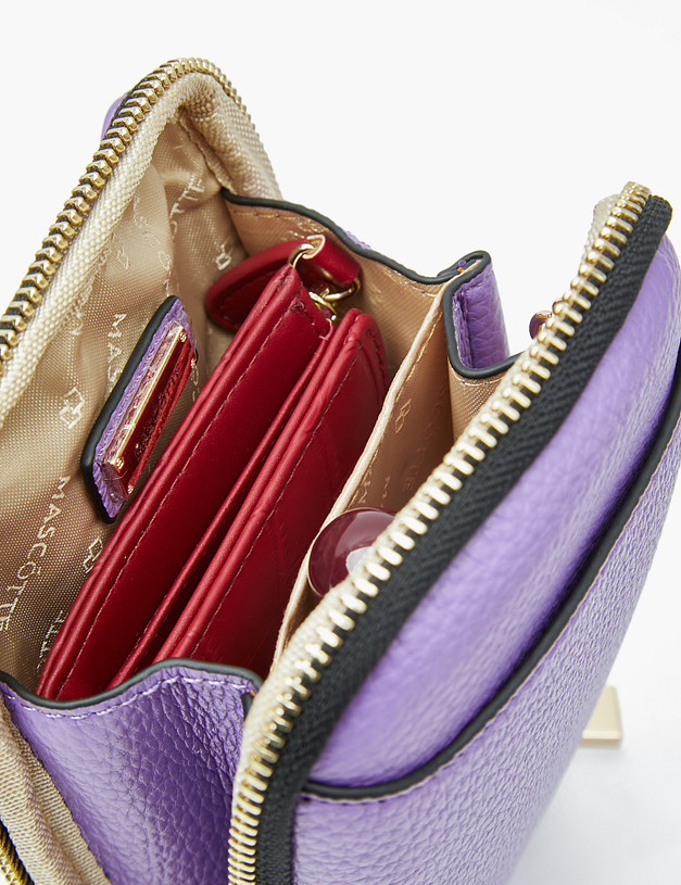 Сиреневая женская сумка MASCOTTE 610-3101-607 | ракурс 7