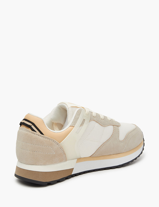 Бежевые женские кроссовки MASCOTTE 189-322621-0208 | ракурс 3