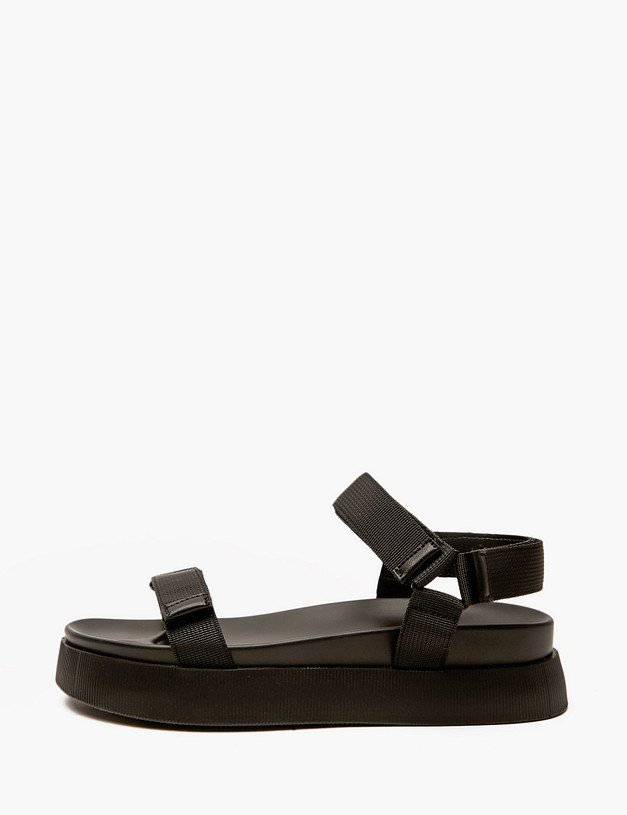 Черные женские сандалии MASCOTTE 234-615221-0202 | ракурс 1