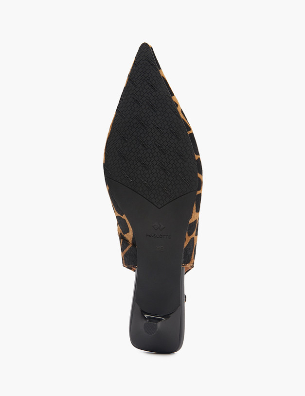 Женские туфли с анималистичным принтом  MASCOTTE 100-514611-0109 | ракурс 7 Женские туфли с анималистичным принтом  MASCOTTE 100-514611-0109 | ракурс 7